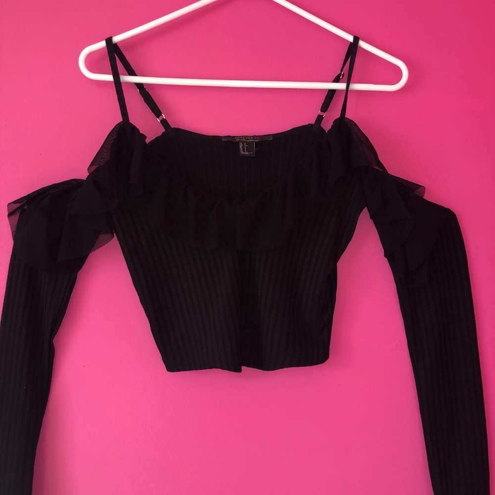 Forever 21 Cold Shoulder Shirt